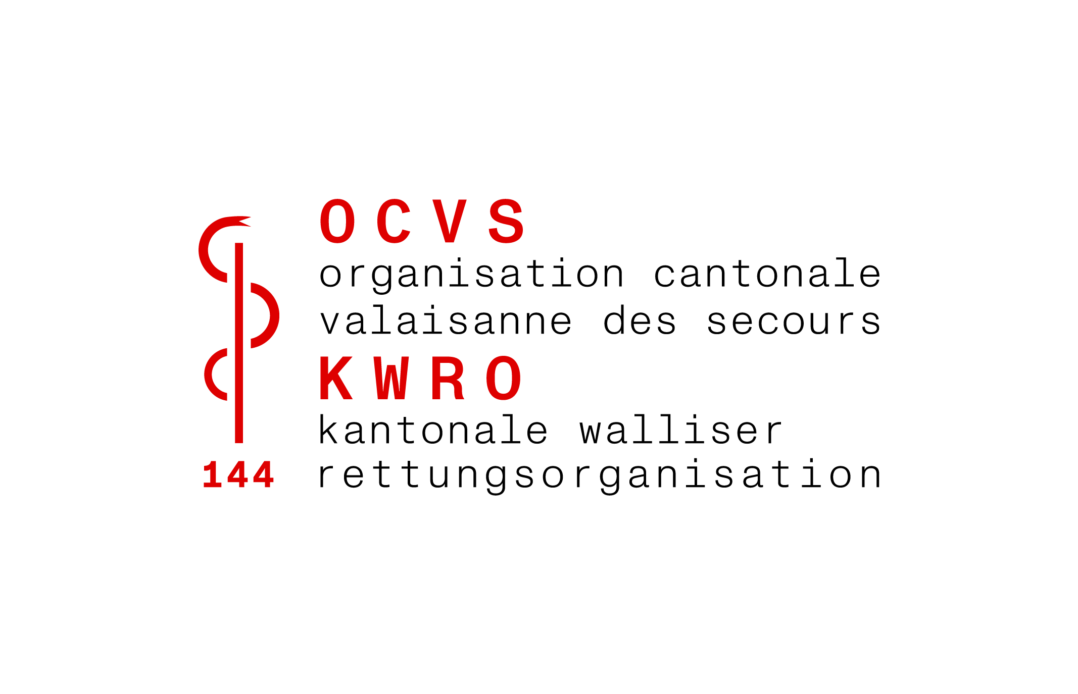 Logo Organisation cantonale valaisanne des secours (OCVS)